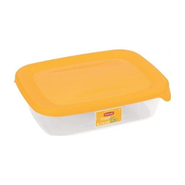Curver Pojemnik Fresh Go Prostokątny 0,5l Żółty Curver 7435516 3253920553058