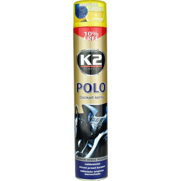 K2 Kokpit nabłyszczający K2 Polo Cockpit spray - Cytryna 750ml uniwersalny (3894-uniw) - 3894-uniw 7436010 5906534013330