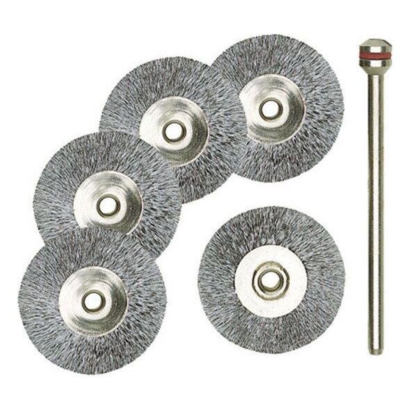 Proxxon Szczotki druciane Proxxon 22 mm dyski Inox [5 cz.] 7463835 4006274289567