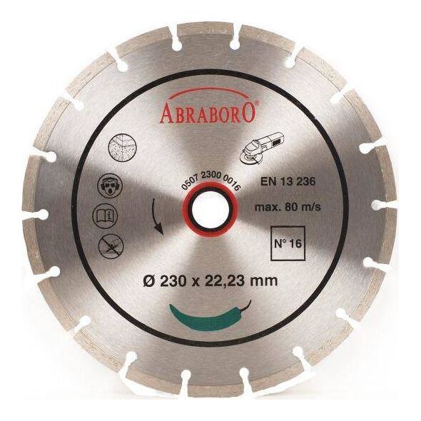 Abraboro Tarcza diamentowa 230 x 22/7 N16 (AB23000016) 7464955 5999082029892