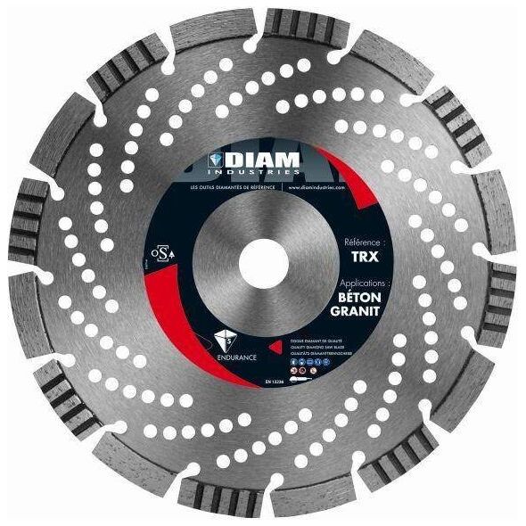 Diam Tarcza diamentowa 125 x 22/12 DIAM TRX laser, profesjonalna (DITRX125/22) 7465896 3541340017510