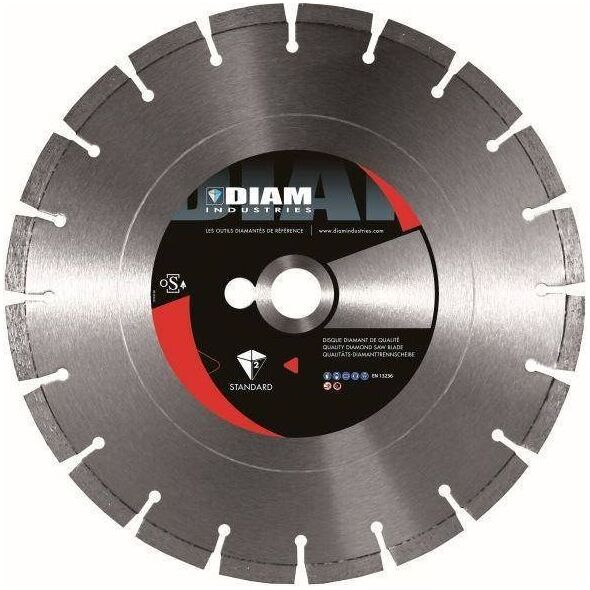 Diam Tarcza diamentowa 350 x 25,4/10 TB85 laser, standard (DITB85350/25) 7465901 3541340021821
