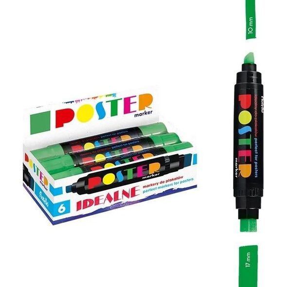 Grand Marker Poster GR-1712 zielony (6szt) GRAND 7468277 5903364280147