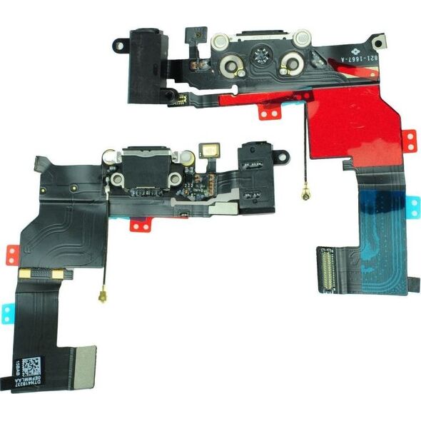 Partner Tele.com Taśma do IPHONE 5S ze złączem ładowania czarny 7499143 5901737232342