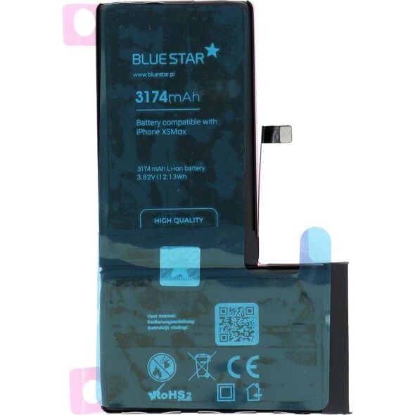 Bateria Partner Tele.com Bateria do Iphone XS Max 3174 mAh Polymer Blue Star HQ 7499492 5903396066788