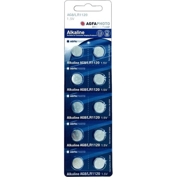 Agfa Bateria LR55 10 szt. 7539116 4250175805573