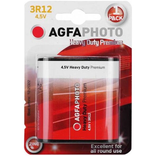 Agfa Bateria Heavy Duty 3R12 1 szt. 7539135 4250175823362