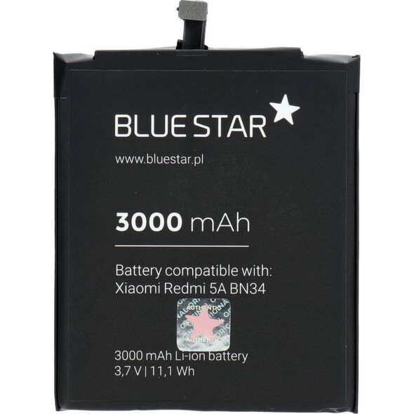 Bateria Partner Tele.com Bateria do Xiaomi Redmi 5A (BN34) 3000 mAh Li-Ion Blue Star 7561724 5903396040382