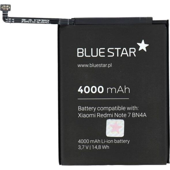Bateria Partner Tele.com Bateria do Xiaomi Redmi Note 7 (BN4A) 4000 mAh Li-Ion Blue Star 7561731 5903396040412