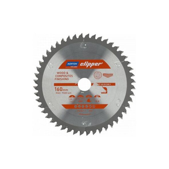 Norton Clipper Clipper piła tarczowa do drewna i kompozytu 255mmx30mm x 24z (70184608068) 7598164 5450248769637