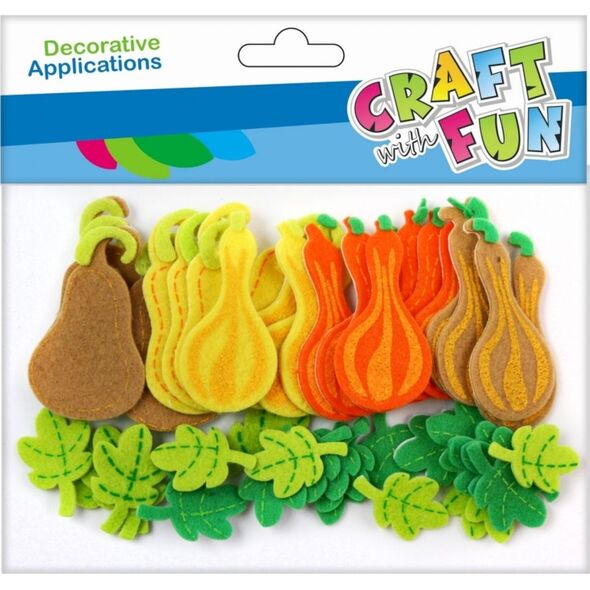 Craft with Fun CF OZDOBA DEK FILC DYNIE SPRZYL 48SZT 12/288 7615548 5908275111450