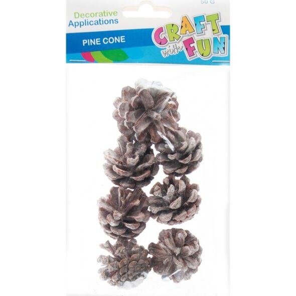 Craft with Fun CF OZDOBA DEK NATURA SZYSZKA 4-7CM 50G 12/144 7615692 5908275112235