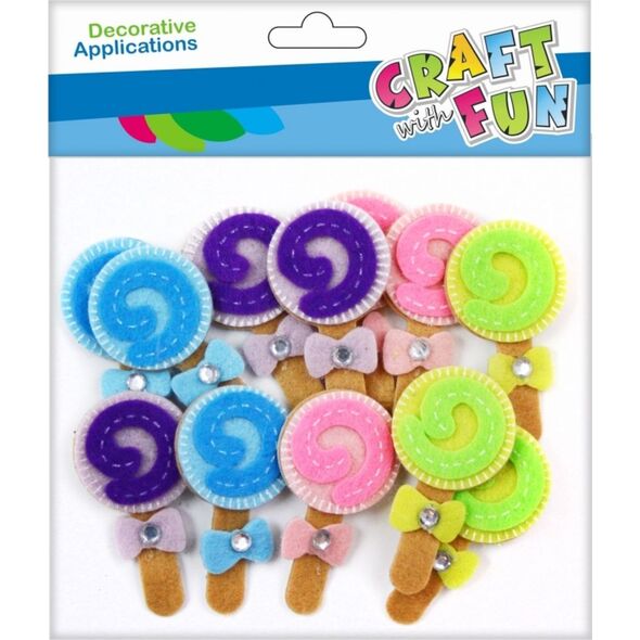Craft with Fun CF OZDOBA DEK FILC SPRZYL LIZAKI 12SZT 12/288 7615699 5908275111313