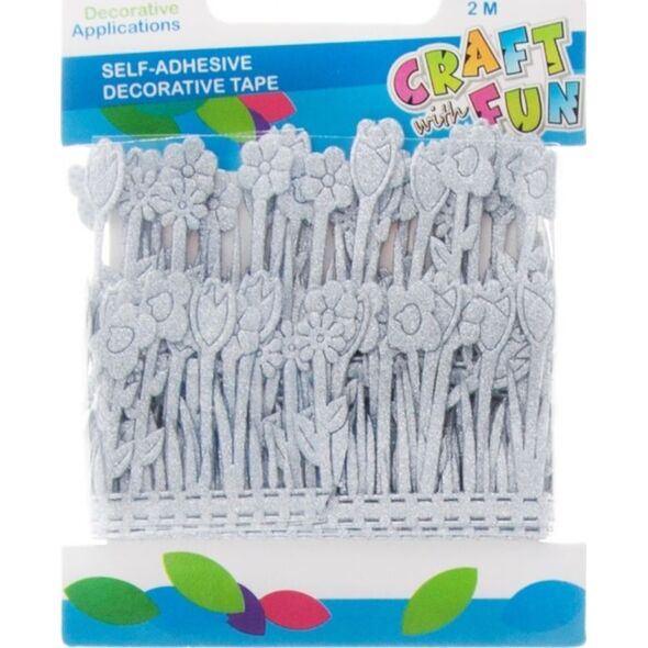 Craft with Fun CF OZDOBA DEK TASMA SPRZYL MROZ 2M/4,2CM 12/288 7615704 5908275110637