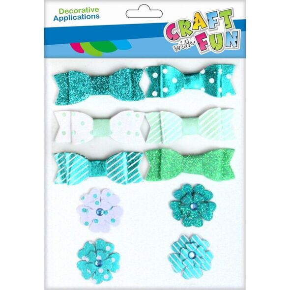Craft with Fun CF OZDOBA DEK MATER KOKARD/KWI SPRZYL 10SZT NIEB 7615717 5908275112457