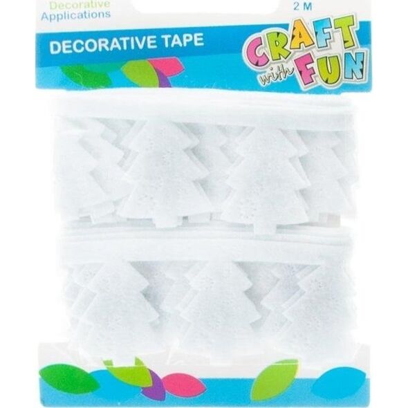 Craft with Fun CF OZDOBA BN TASMA SPRZYL FILC CHOIN 3CM 12/288 7615728 5908275110811
