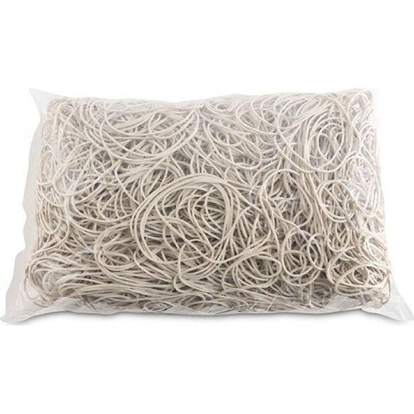 Office Products Gumki Recepturki Office Products, Średnica 70Mm, 1,5X1,5Mm, 60% Kauczuku, 1000G, Zgrzewka, Białe 7624547 5901503696569