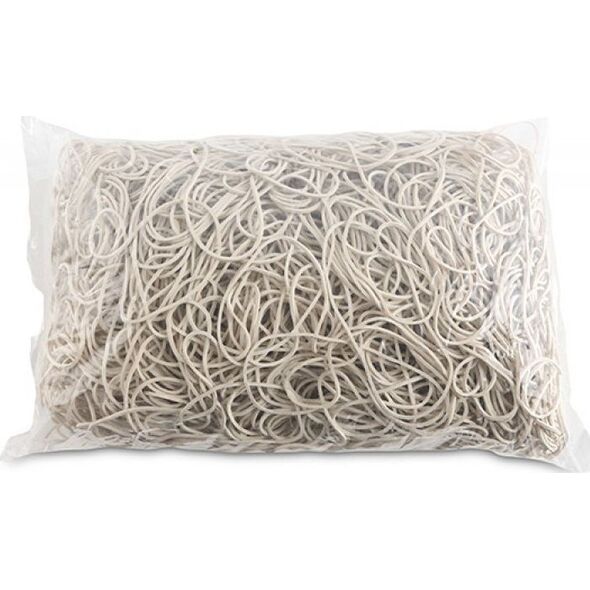 Office Products Gumki Recepturki Office Products, Średnica 80Mm, 1,5X1,5Mm, 60% Kauczuku, 1000G, Zgrzewka, Białe 7624550 5901503696644