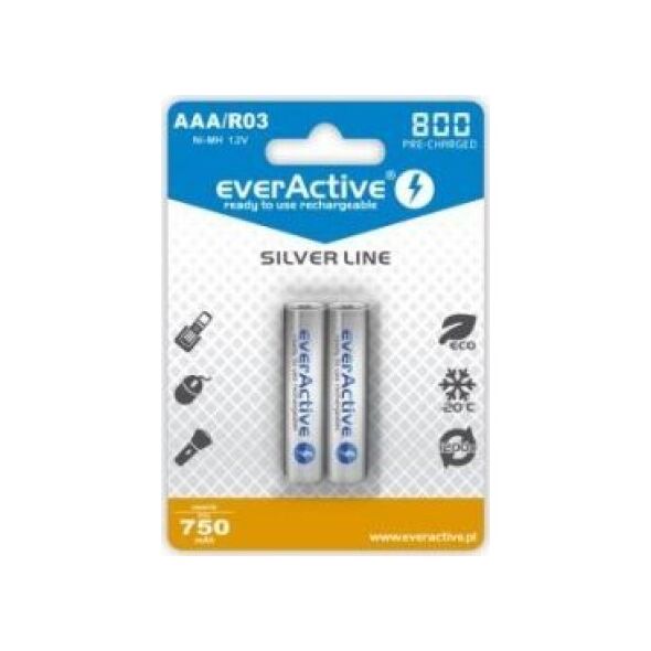 EverActive Akumulator Silver AAA / R03 2 szt. 7625314 5903205771339