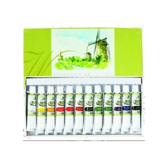Maries FARBY AKWARELOWE 12 KOLORÓW X 12 ML 7677968 6901893220367