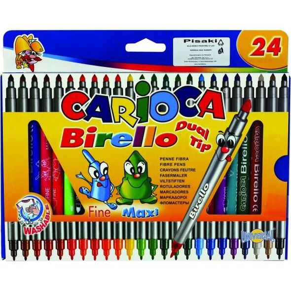 Carioca FLAMASTRY 24 KOLORY CARIOCA BIRELLO 7677974 8003511415211