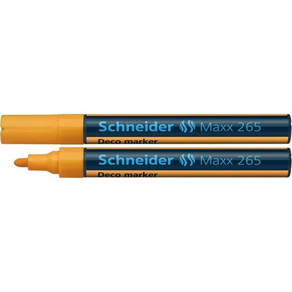 Schneider Marker Kredowy Maxx 265 Deco, Pomarańczowy 7699905 4004675007384
