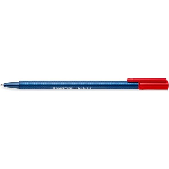 Staedtler Długopis Triplus Ball F, Czerwony 7702911 4007817047477