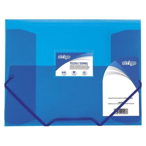 Strigo TECZKA PP Z GUMKĄ STRIGO A4, RÓŻOWY 7703002 6930518940090