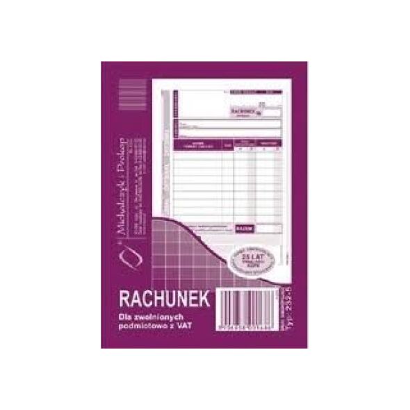 Michalczyk & Prokop RACHUNEK DLA ZWOLNIONYCH Z VAT A6 WIELOKOPIA MICHALCZYK I PROKOP A6 7703066 5906858003581