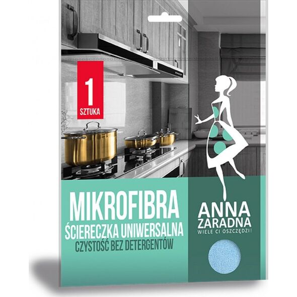 Anna Zaradna ŚCIERECZKA MIKROFIBRA UNIWERSALNA NIEBIESKA 7703651 5903936012626