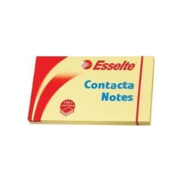 Esselte KARTECZKI ESSELTE 75 X 125 MM ŻÓŁTE (100) 7704487 5411313830010