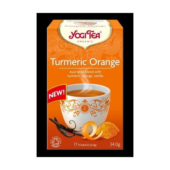 Yogi Tea HERBATKA KURKUMA POMARAŃCZA BIO (17 x 2 g) 34 g - YOGI TEA 7814125 4012824404526