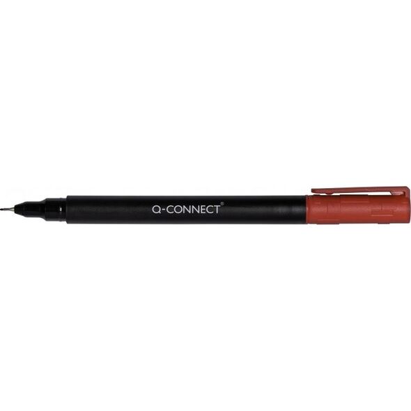 Q-Connect Marker do płyt CD/DVD Q-CONNECT, S, 0,4mm (linia), czerwony 7922364 5705831133198