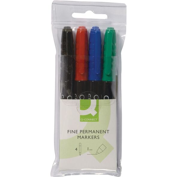 Q-Connect Marker do płyt CD/DVD 1mm (linia), 4 sztuki 7922377 5706002023041
