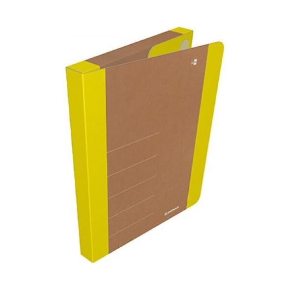 Donau Teczka na rzepy A4/3cm, żółta 7922758 5901503614761