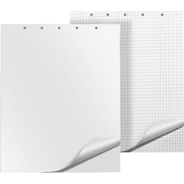 Q-Connect Blok do flipchartów Q-CONNECT, kratka, 65x100cm, 20 kart., biały 7923547 5705831159327