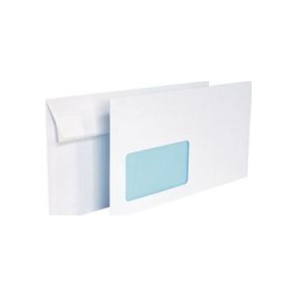 Herlitz Koperty DL hk (z paskiem) okno lewe białe 1000 szt. 7925685 5903792313400