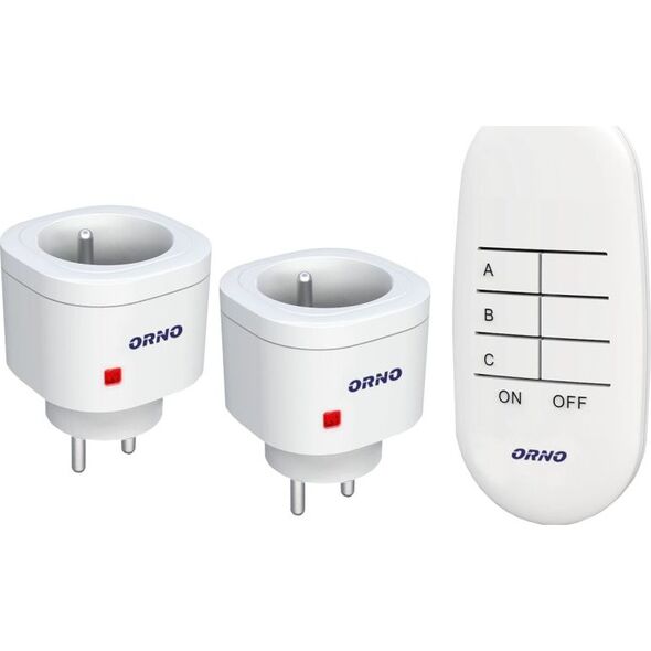 Orno ORNO GNIAZDA ZESTAW 2 x GNIAZDA STEROWANYCH PILOTEM OR-GB-439 7965706 5900378653776