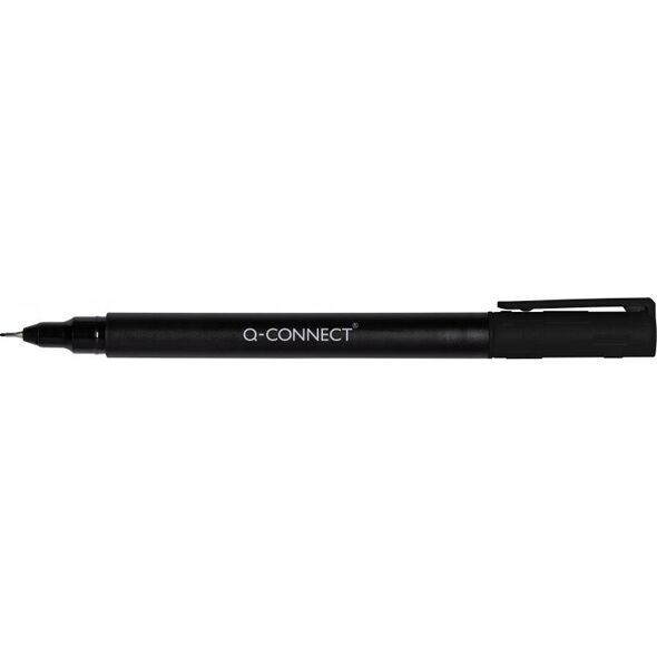 Q-Connect Marker do płyt CD/DVD S, 0,4mm (linia), czarny 8011839 5705831133174