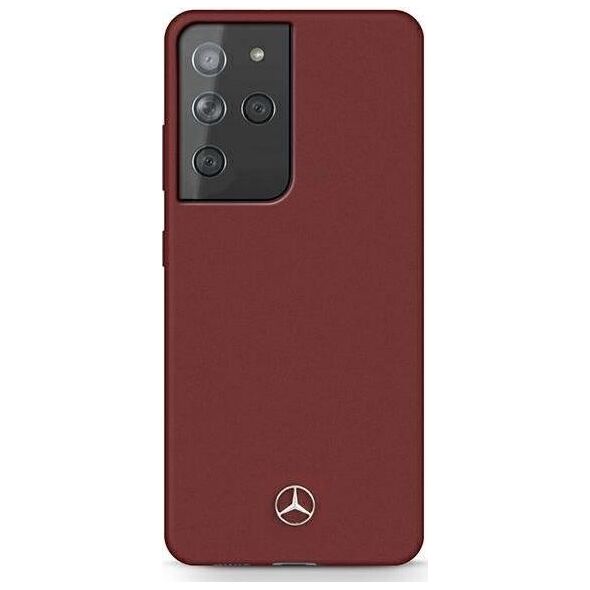 Mercedes Mercedes MEHCS21LSILRE S21 Ultra G998 czerwony/red hardcase Silicone Line 8075502 3700740497913