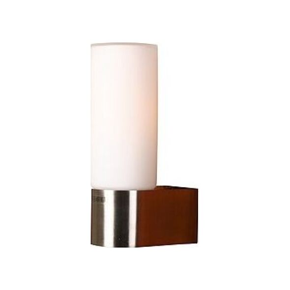 Kinkiet Candellux LAMPA MIRROR KINKIET 1x40W E14 NIKIEL MAT (21-84500) Candellux 8105924 5906714784500