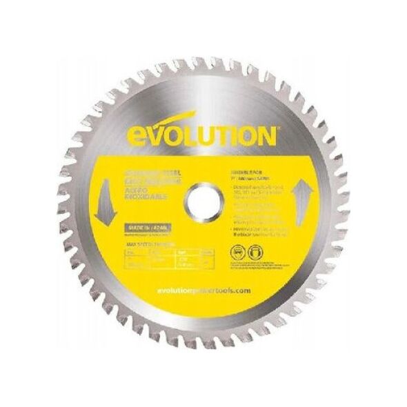 Evolution Piła widiowa TCT do cięcia stali nierdzewnej 185mm / 48z do pilarek 8123934 849713087171