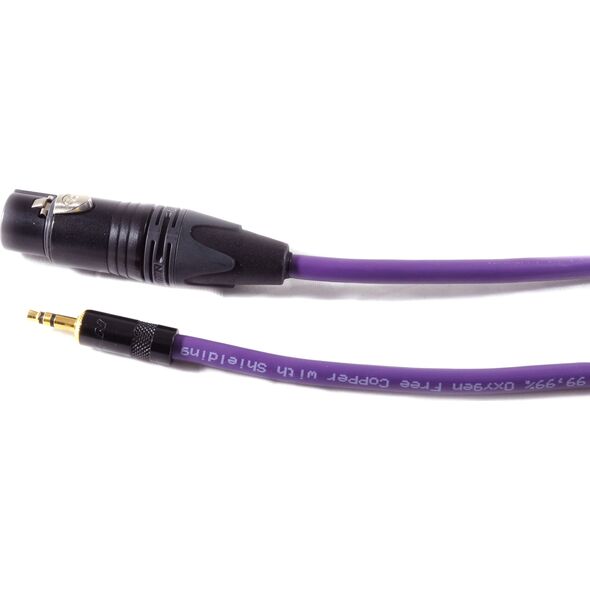 Kabel Melodika Jack 3.5mm - XLR 7m fioletowy 8154512 5907609001993