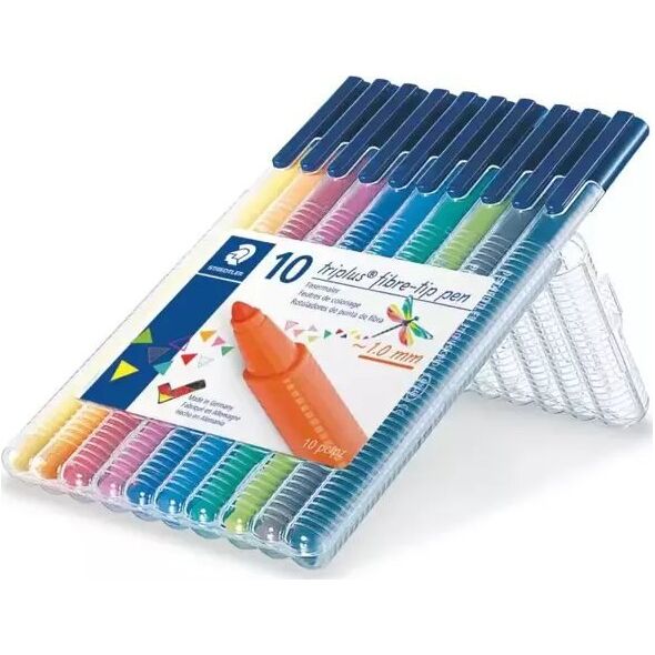 Staedtler STAEDTLER Fasermaler triplus color 10St Box 8160596 4007817323175