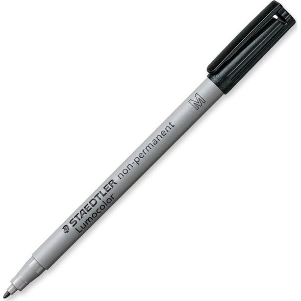 Staedtler STAEDTLER Folienstift Lumocolor non-perm M schwarz 10 Stück 8160845 4007817331927