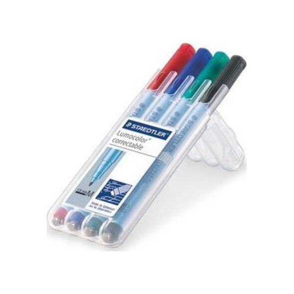 Staedtler STAEDTLER Folienstift Lumocolor correct M 4ST 8160856 4007817305188