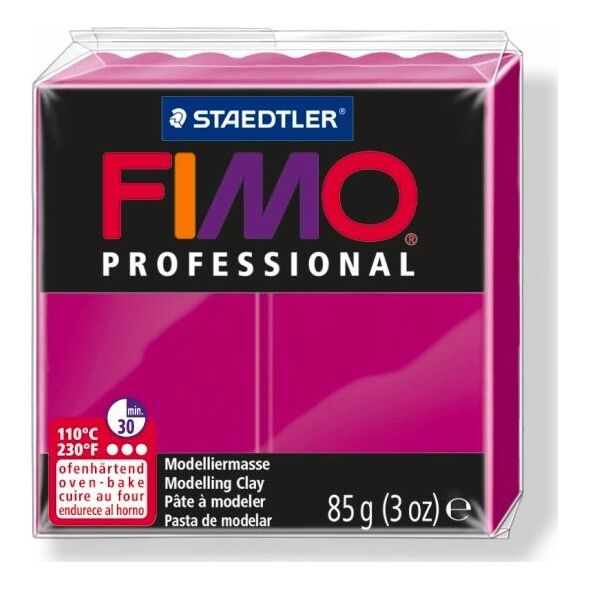 Fimo Masa plastyczna termoutwardzalna Professional magenta 85g 8161877 4007817800133