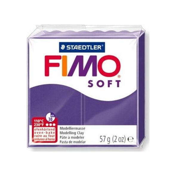 Fimo Masa plastyczna termoutwardzalna Soft fiołkowa 57g 8161887 4006608809775