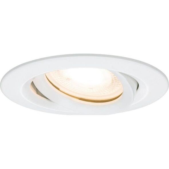 Paulmann Premium Oprawa wbudowana Nova IP65 ruchoma max. 1x35W GU10/GU5,3 51mm Biały/Aluminium 8196980 4000870936610