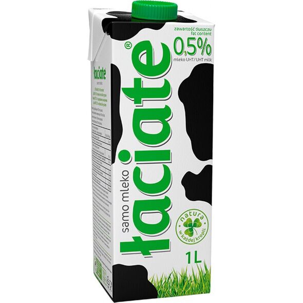 Łaciate Mleko ŁACIATE, 0,5%, 1 l 8245384 5900820000028